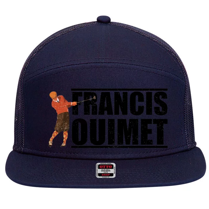 Francis Ouimet Golf 7 Panel Mesh Trucker Snapback Hat