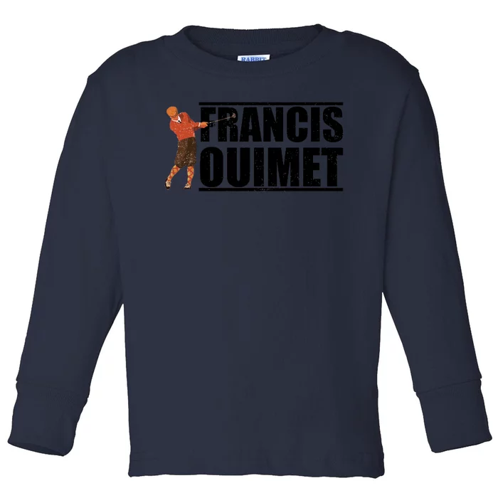 Francis Ouimet Golf Toddler Long Sleeve Shirt