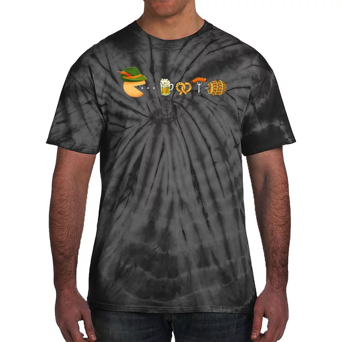 Funny Oktoberfest Gamer Beer Festival Tie-Dye T-Shirt