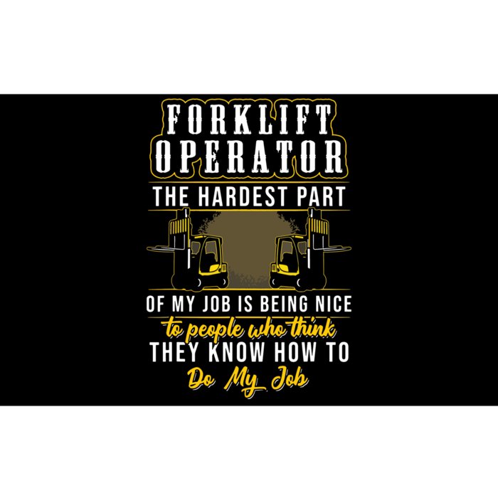 Forklift Operator Get Out Of My Way Forklift Driver Bumper Sticker