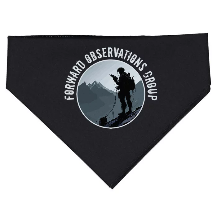 Forward Observations Group FOG Mountain Scout With Radio USA-Made Doggie Bandana