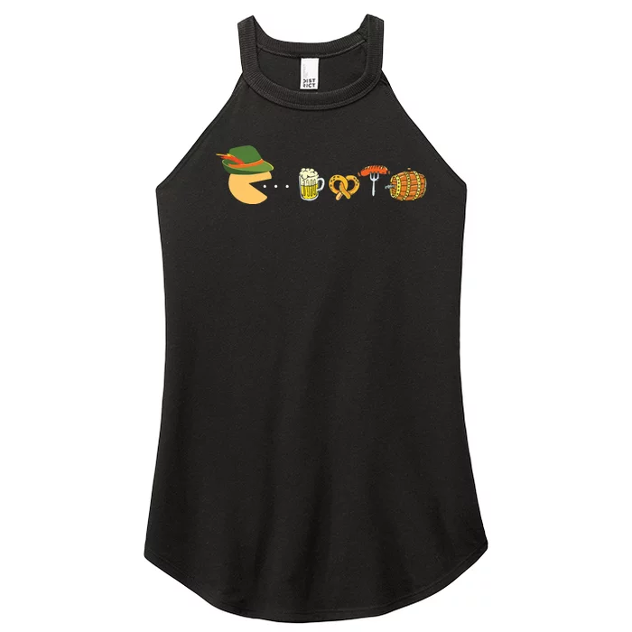 Funny Oktoberfest Gamer Beer Festival Women’s Perfect Tri Rocker Tank