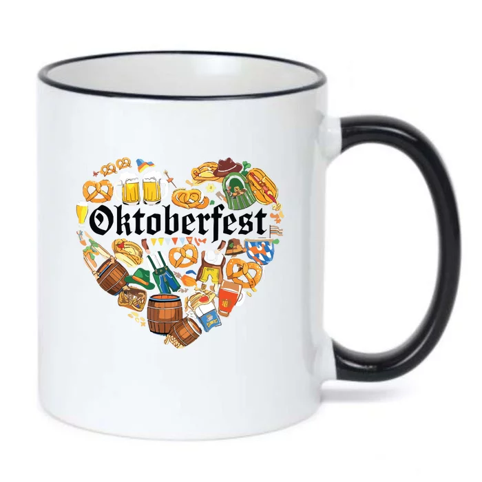 Funny Oktoberfest German Bavarian Women Beer Fest Black Color Changing Mug