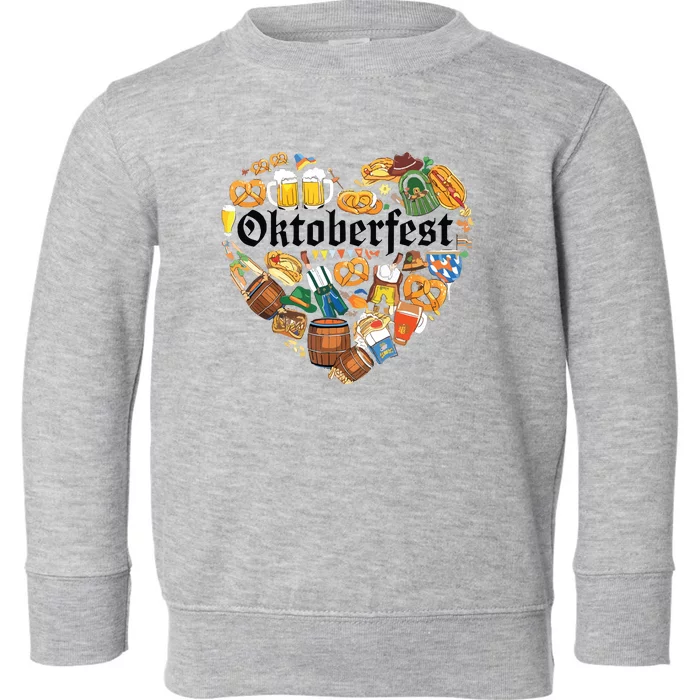 Funny Oktoberfest German Bavarian Women Beer Fest Toddler Sweatshirt