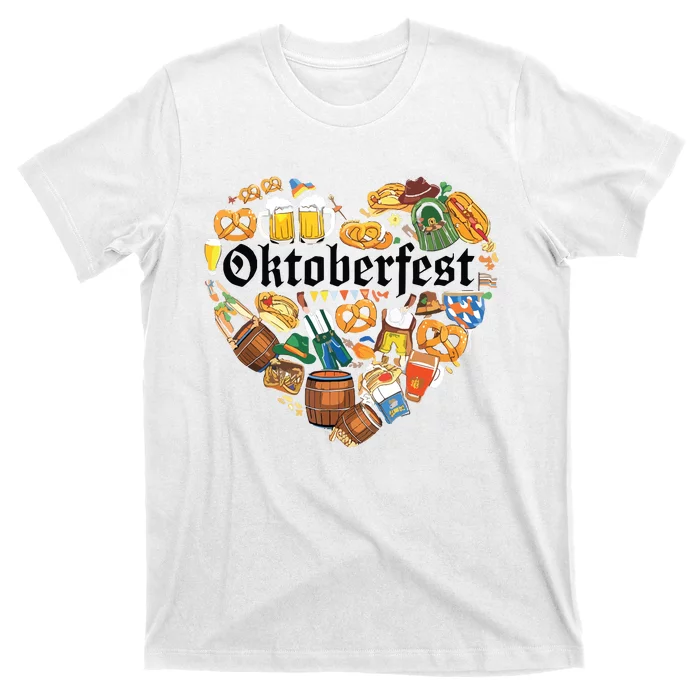 Funny Oktoberfest German Bavarian Women Beer Fest T-Shirt