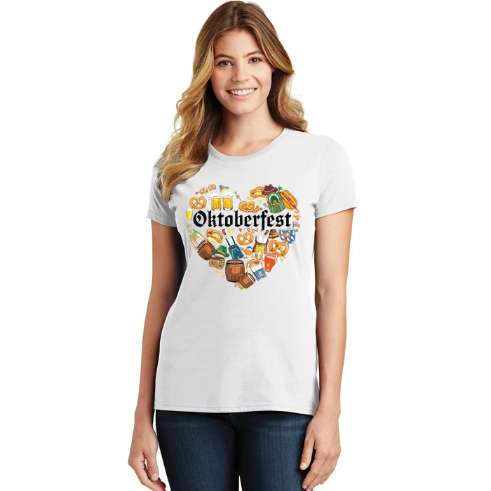 Funny Oktoberfest German Bavarian Women Beer Fest Women's T-Shirt