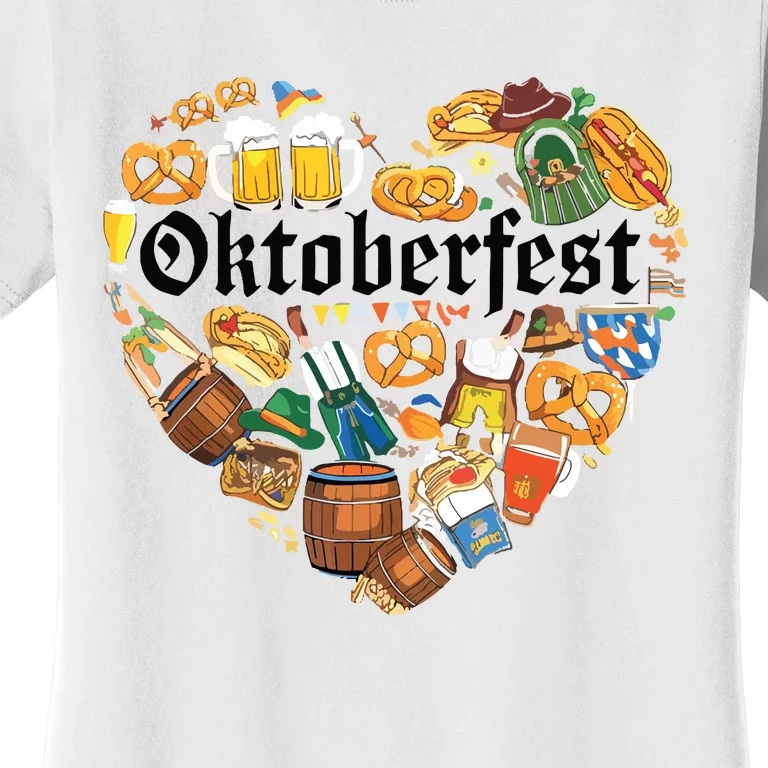 Funny Oktoberfest German Bavarian Women Beer Fest Women's T-Shirt