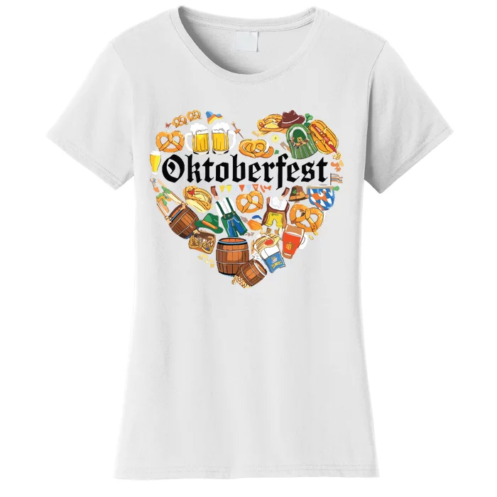 Funny Oktoberfest German Bavarian Women Beer Fest Women's T-Shirt