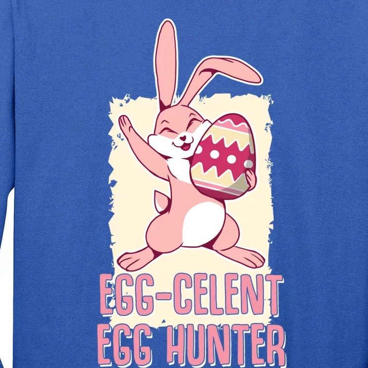 Frohe Ostern Gift Egggiftcelent Egg Hunter Funny Easter Gift Tall Long Sleeve T-Shirt