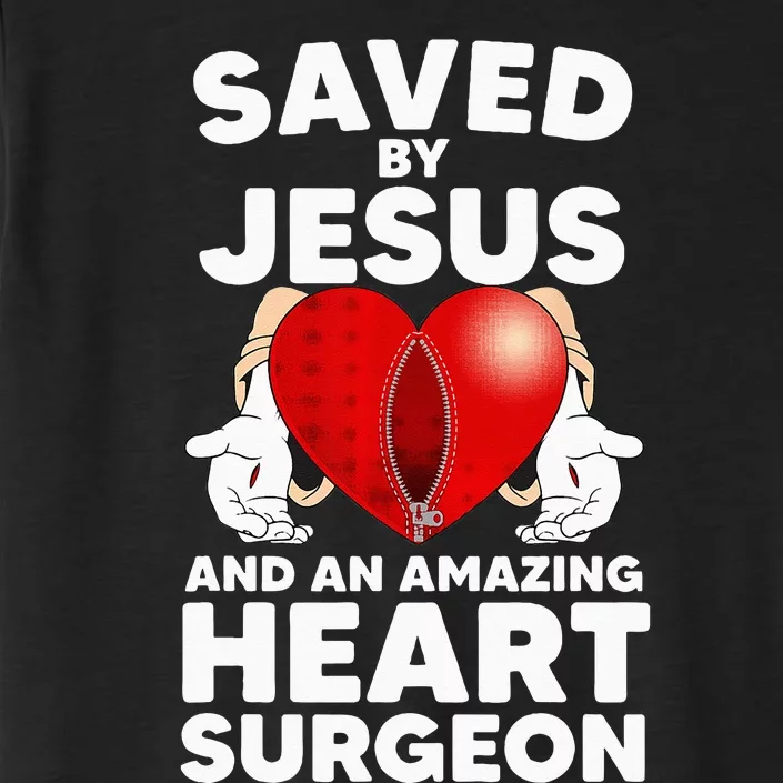 Funny Open Heart Surgery Design For Men Women Heart Patients ChromaSoft Performance T-Shirt