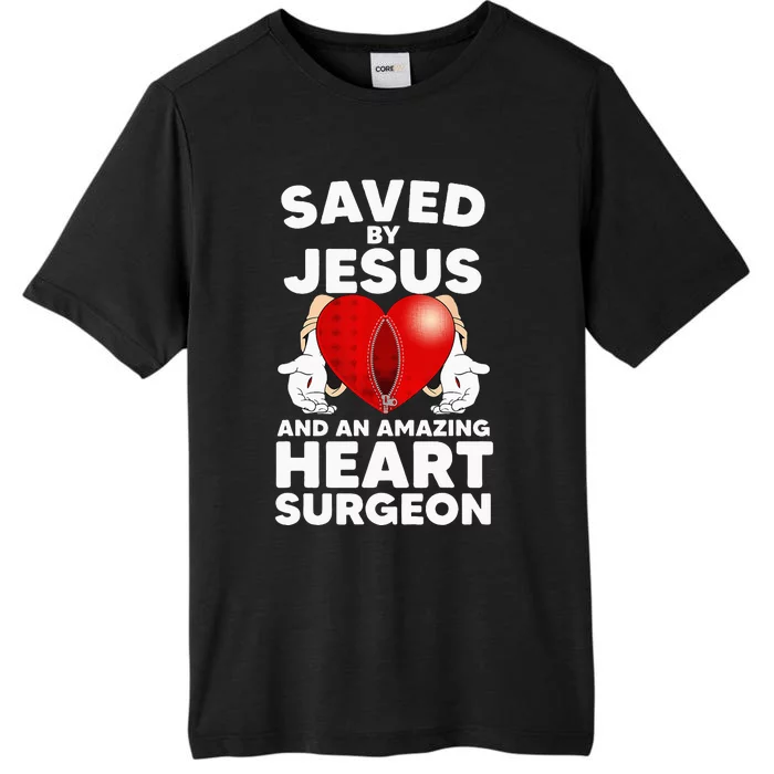 Funny Open Heart Surgery Design For Men Women Heart Patients ChromaSoft Performance T-Shirt