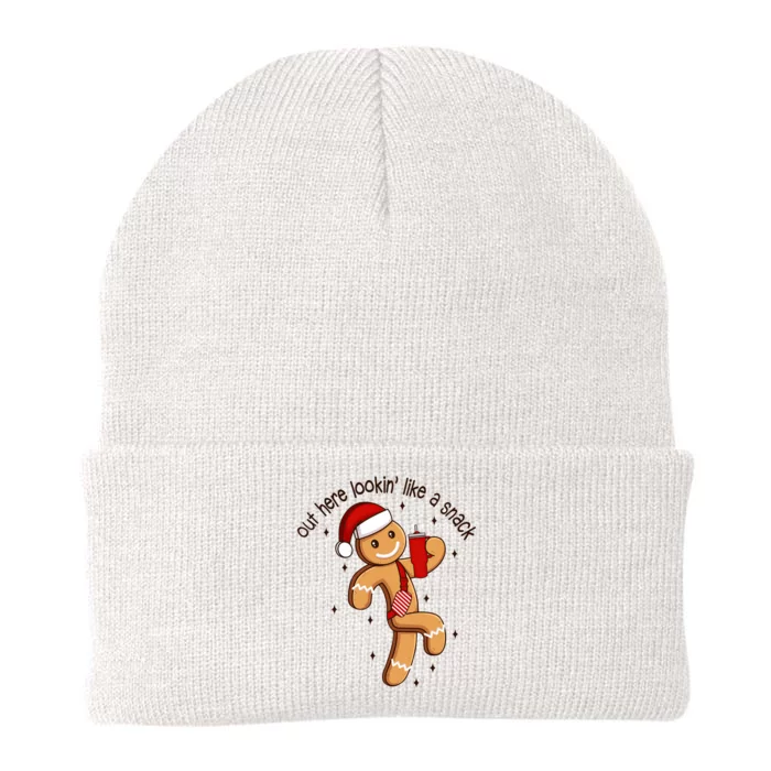 Funny Out Here Lookin Like A Snack Xmas Gift Knit Cap Winter Beanie