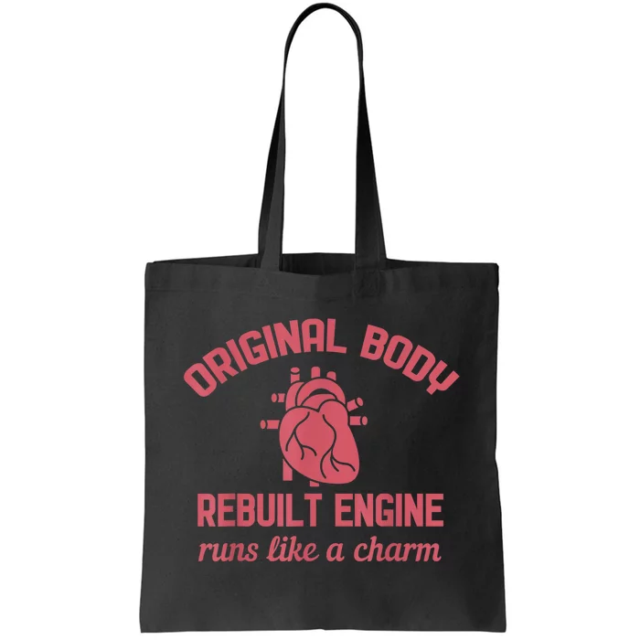 Funny Open Heart Bypass Surgery Recovery Get Well Gift Tote Bag