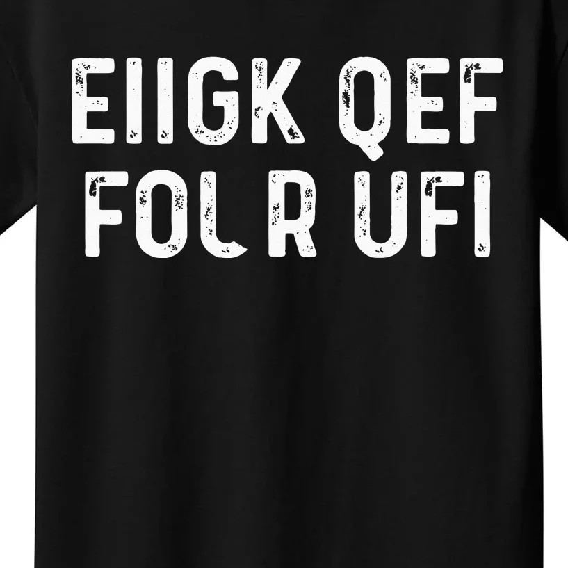 Fuck Off Hidden Message Funny Kids T-Shirt