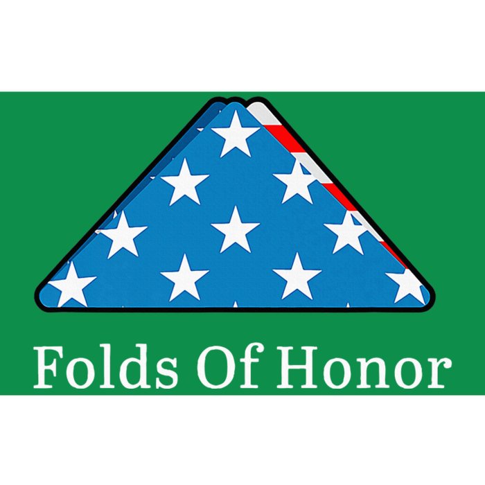 Folds Of Honor Fallen Military First Responders Patriotic Bumper Sticker