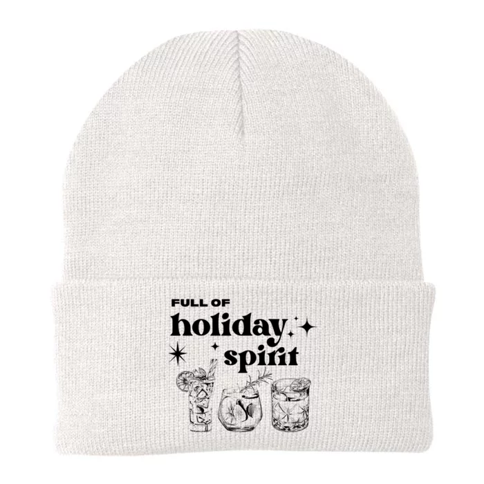 Full Of Holiday Spirit Knit Cap Winter Beanie