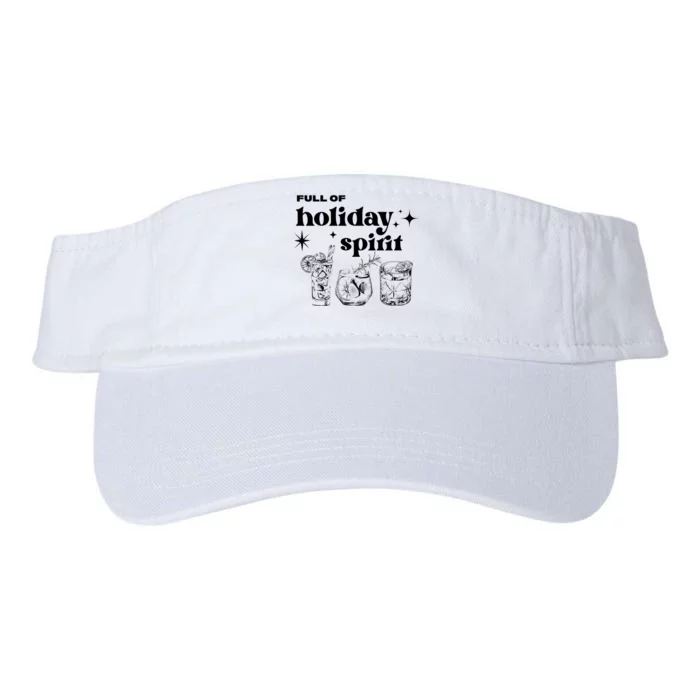 Full Of Holiday Spirit Valucap Bio-Washed Visor