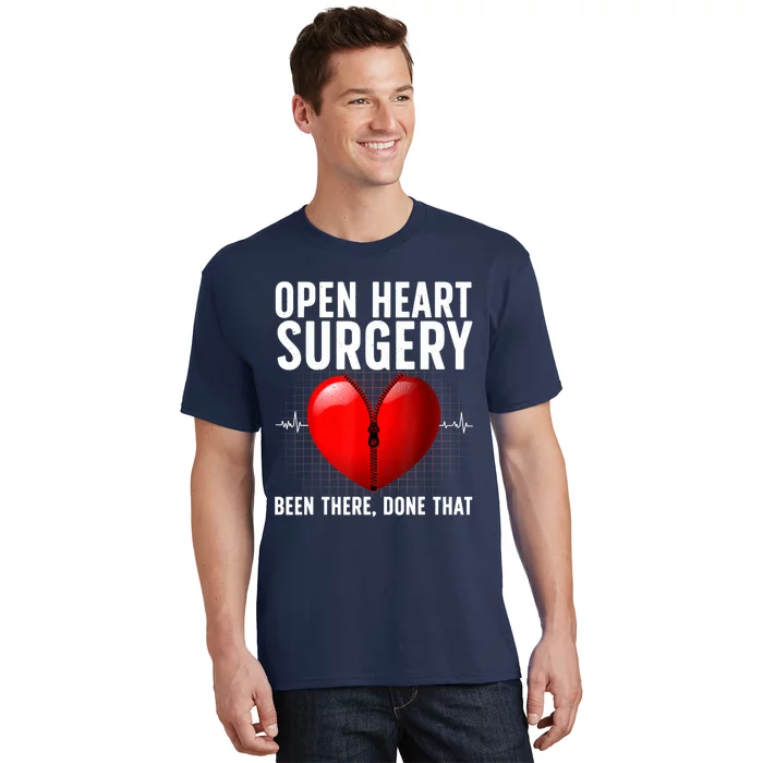 Funny Open Heart Surgery Art For Men Women CHD Surgery Lover T-Shirt