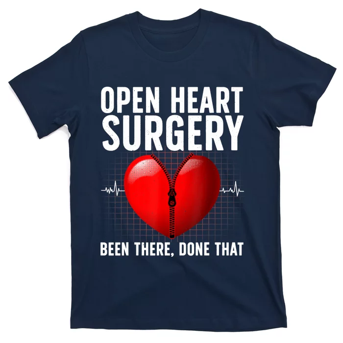 Funny Open Heart Surgery Art For Men Women CHD Surgery Lover T-Shirt