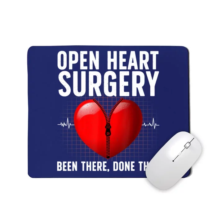 Funny Open Heart Surgery Art For Men Women CHD Surgery Lover Mousepad