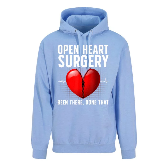 Funny Open Heart Surgery Art For Men Women CHD Surgery Lover Unisex Surf Hoodie