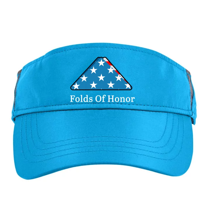 Folds Of Honor Fallen Military First Responders Patriotic Gift Adult Drive Performance Visor