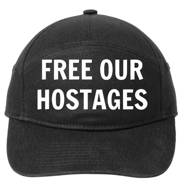 Free Our Hostages 7-Panel Snapback Hat