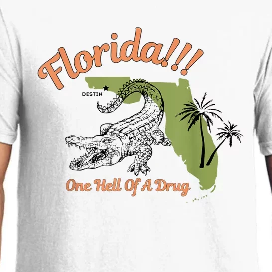 Florida One Hell Of A Drug Funny Summer Beach Pajama Set