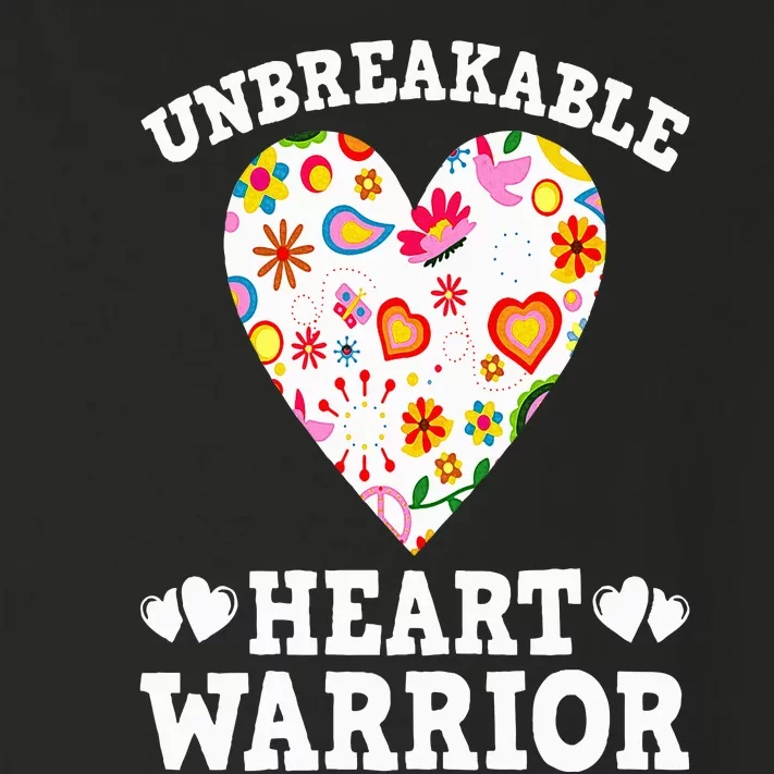 Funny Open Heart Surgery Bypass Unbreakable Heart Warrior Toddler Long Sleeve Shirt