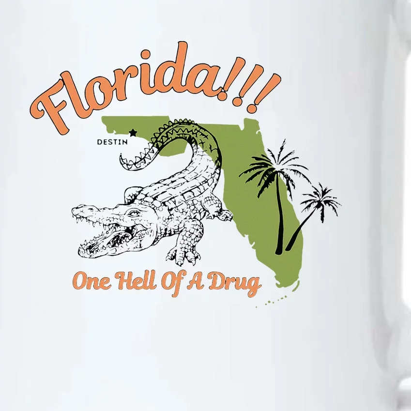 Florida One Hell Of A Drug Funny Summer Beach Black Color Changing Mug