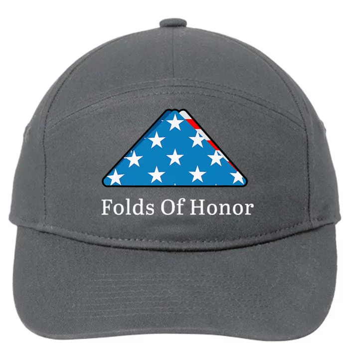 Folds Of Honor Fallen Military First Responders 7-Panel Snapback Hat