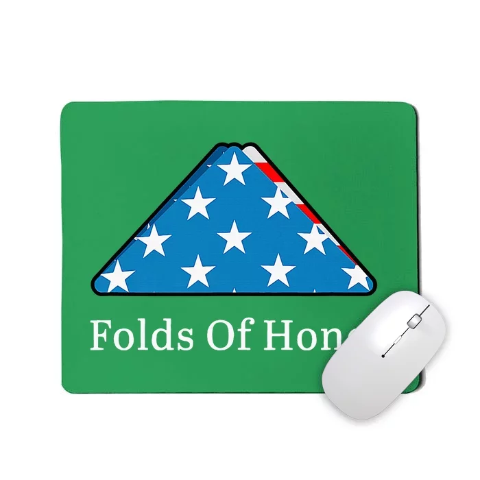 Folds Of Honor Fallen Military First Responders Mousepad