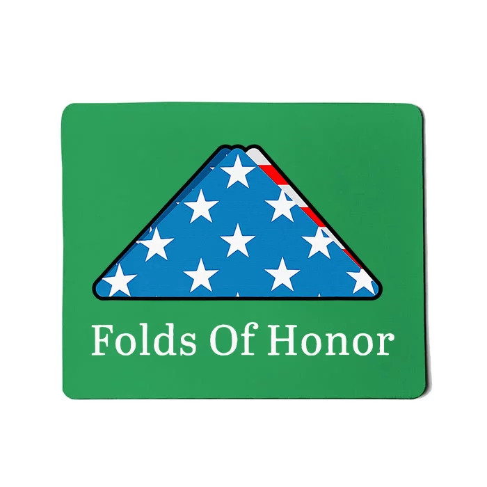 Folds Of Honor Fallen Military First Responders Mousepad