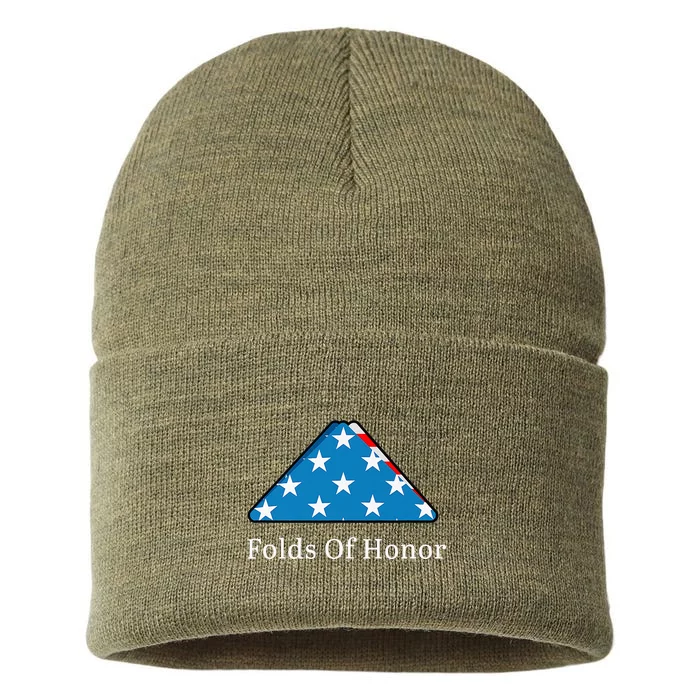 Folds Of Honor Fallen Military First Responders Sustainable Knit Beanie