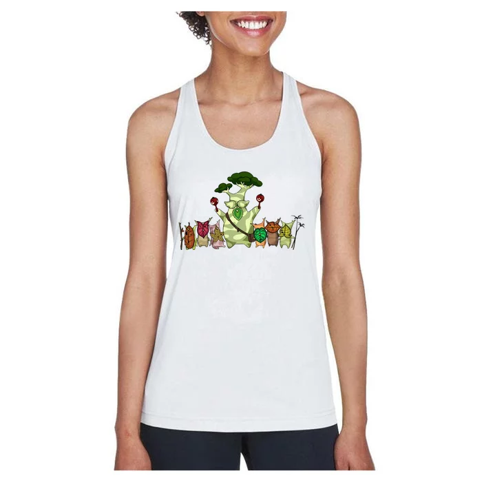 Flora Of Hyrule Korok Hylian Lover Perfect Gift Idea Women's Racerback Tank