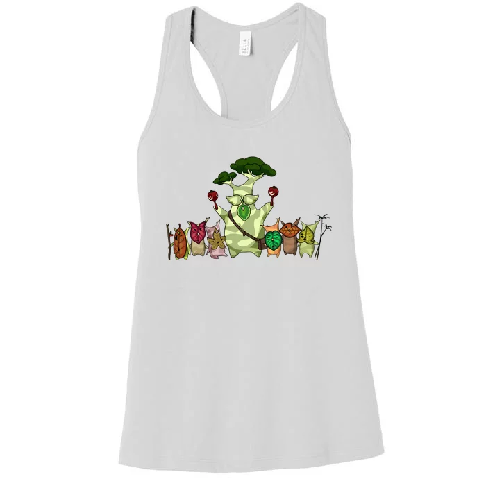 Flora Of Hyrule Korok Hylian Lover Perfect Gift Idea Women's Racerback Tank