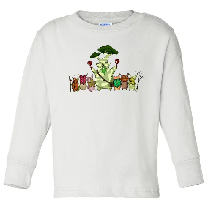 Flora Of Hyrule Korok Hylian Lover Perfect Gift Idea Toddler Long Sleeve Shirt