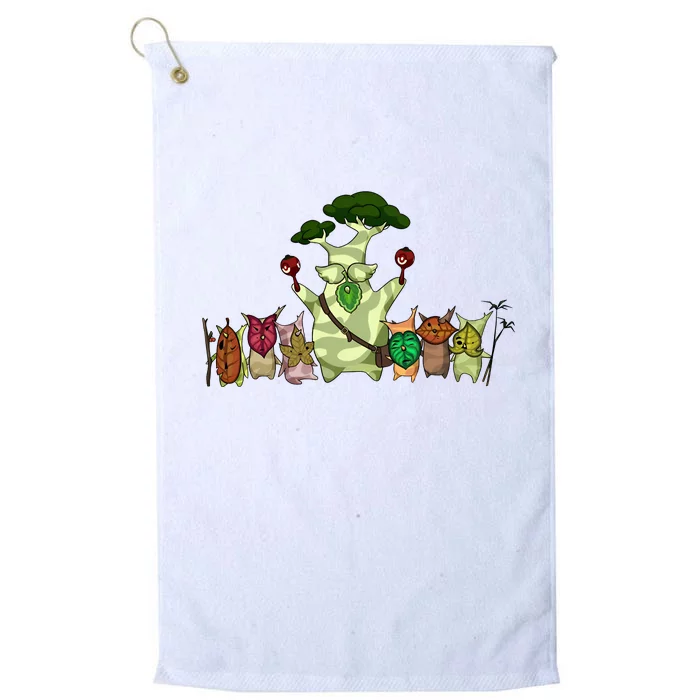 Flora Of Hyrule Korok Hylian Lover Perfect Gift Idea Platinum Collection Golf Towel