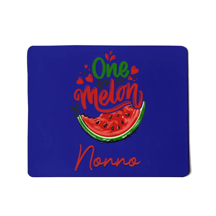 Funny One In A Melon Nonno Matching Group Gift Mousepad