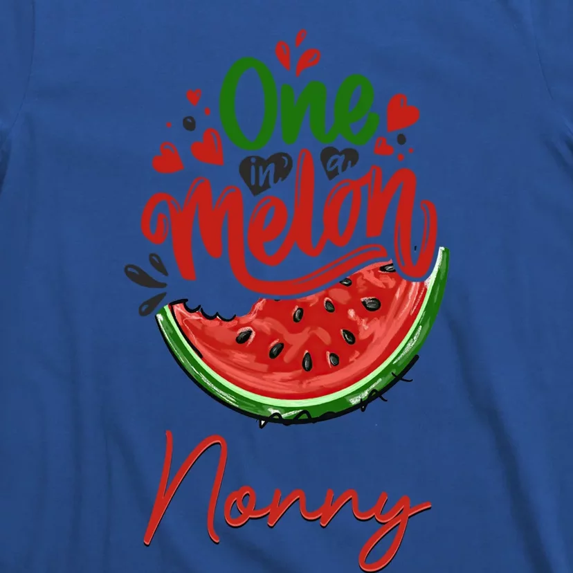 Funny One In A Melon Nonny Matching Group Gift T-Shirt