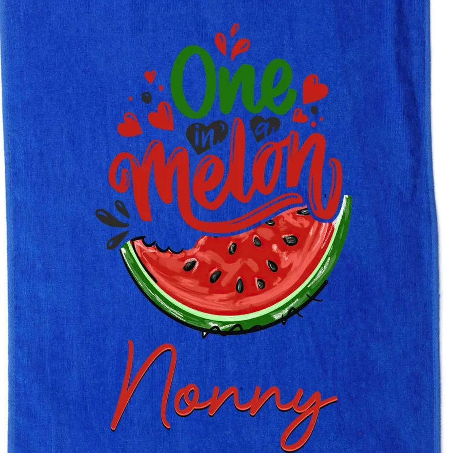 Funny One In A Melon Nonny Matching Group Gift Platinum Collection Golf Towel