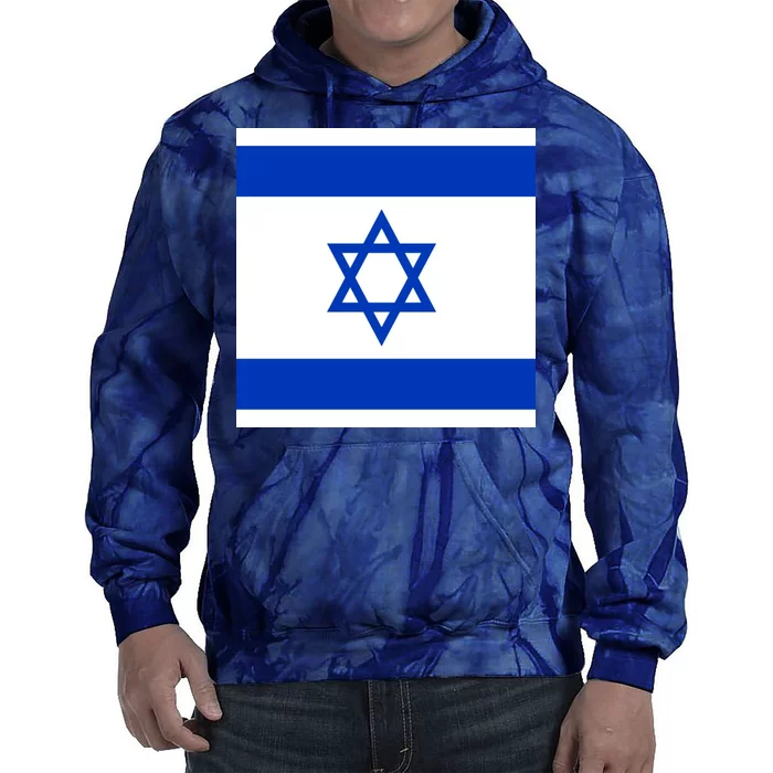 Flag of Israel Tie Dye Hoodie