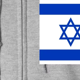 Flag of Israel Full Zip Hoodie