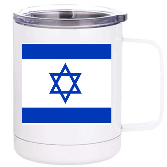 Flag of Israel Front & Back 12oz Stainless Steel Tumbler Cup