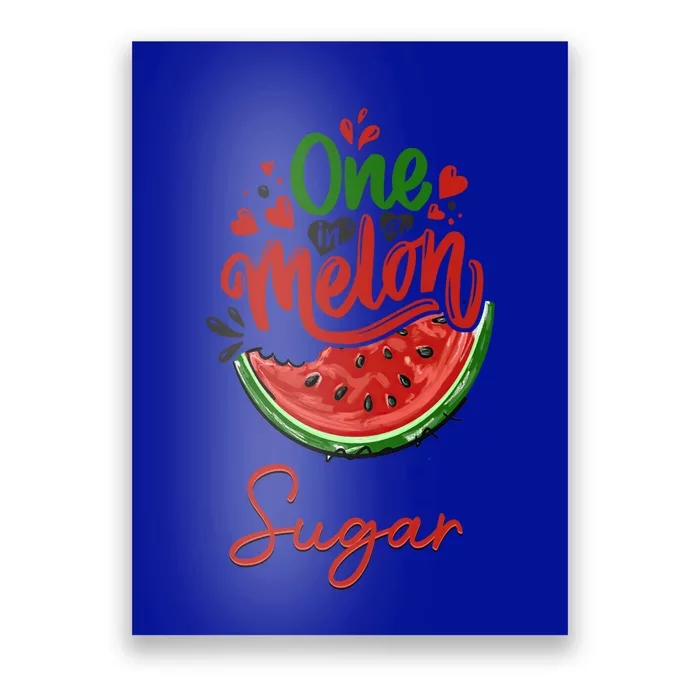 Funny One In A Melon Sugar Matching Group Gift Poster