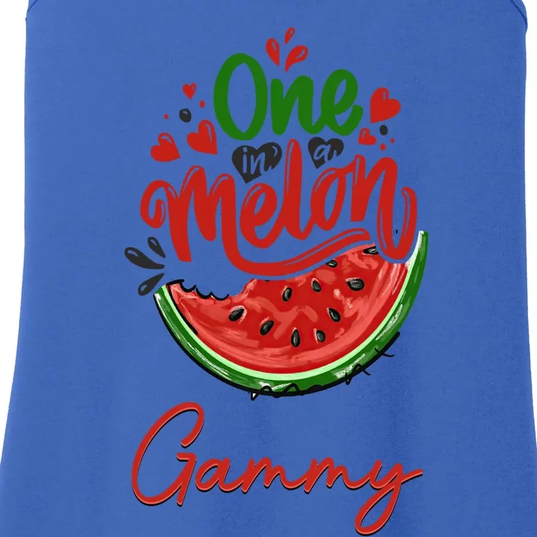 Funny One In A Melon Gammy Matching Group Gift Ladies Essential Tank