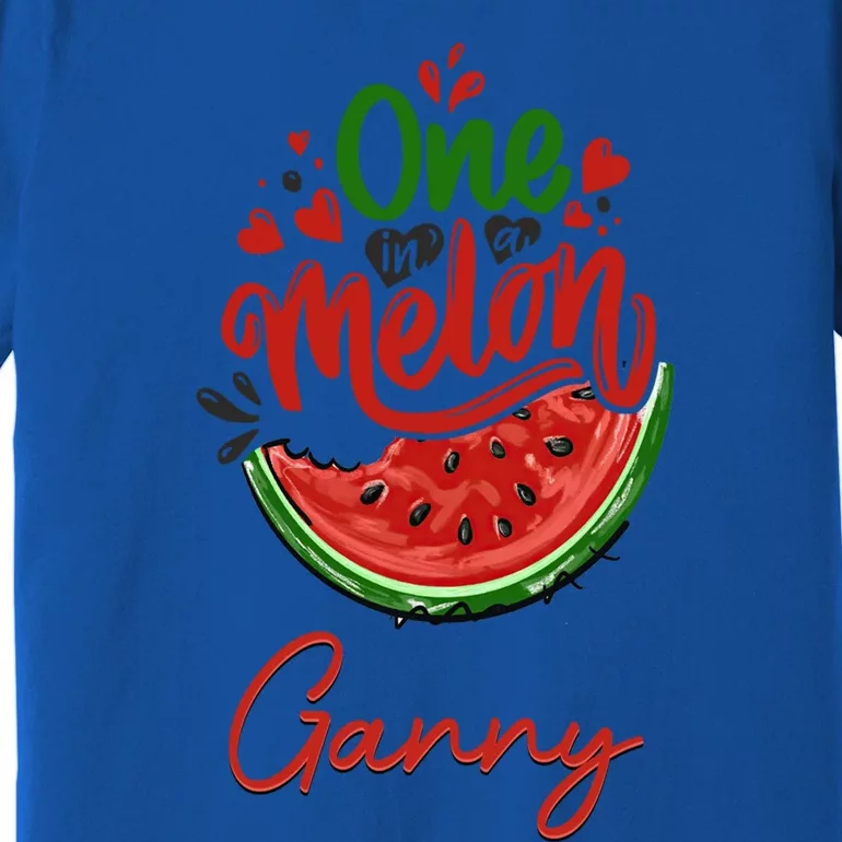 Funny One In A Melon Ganny Matching Group Gift Premium T-Shirt