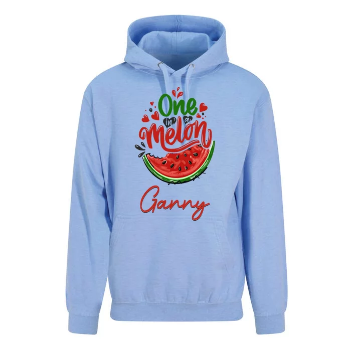 Funny One In A Melon Ganny Matching Group Gift Unisex Surf Hoodie