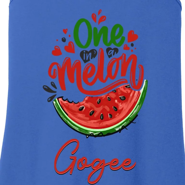 Funny One In A Melon Gogee Matching Group Gift Ladies Essential Tank