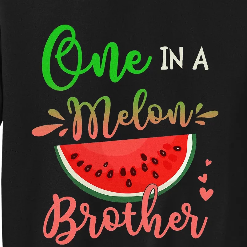 Family One In A Melon Brother Birthday Party Matching Family Sweatshirt